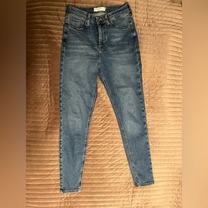Topshop Jamie jeans IN blue size 28